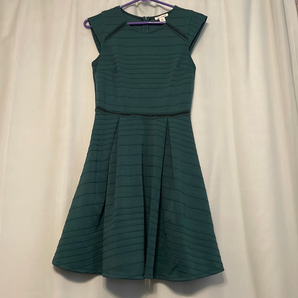 Teal Green Mini Dress (Mi Ami) Size Small